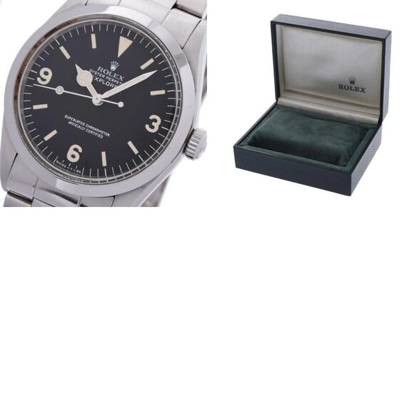 ROLEX Explorer 1 1016 7 digits 40 (around 1974) Black/Noir mens Watches Mech... - Picture 8 of 12